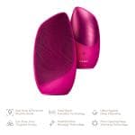 ТоварЕлектронна звукова термо щітка для обличчя GESKE Sonic Thermo Facial Brush 6в1 magenta