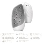 ТоварОчищувальна щітка для обличчя GESKE Sonic Thermo Facial Brush&Face-Lifter 8в1 white
