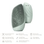 ТоварОчищувальна щітка для обличчя GESKE Sonic Thermo Facial Brush&Face-Lifter 8в1 green