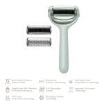 ТоварЕлектронний ролер для обличчя та тіла з мікроголками GESKE MicroNeedle Face&Body Roller 8в1 green