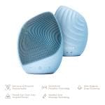 ТоварЕлектронна ультразвукова щітка для обличчя GESKE Sonic Facial Brush 5в1 aquamarine