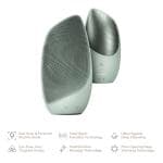 ТоварЕлектронна звукова термо щітка для обличчя GESKE Sonic Thermo Facial Brush 6в1 green