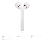 ТоварЕлектронний ультразвуковий ролик для обличчя та тіла GESKE Sonic Facial&Body Roller 4в1 starlight