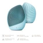 ТоварЕлектронна ультразвукова щітка для обличчя GESKE Sonic Facial Brush 5в1 turquoise