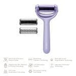 ТоварЕлектронний ролер для обличчя та тіла з мікроголками GESKE MicroNeedle Face&Body Roller 8в1 purple