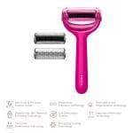 ТоварЕлектронний ролер для обличчя та тіла з мікроголками GESKE MicroNeedle Face&Body Roller 8в1 magenta