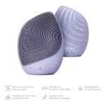 ТоварЕлектронна ультразвукова щітка для обличчя GESKE Sonic Facial Brush 5в1 purple