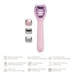 ТоварЕлектронний ролер для обличчя з мікроголками GESKE MicroNeedle Face Roller 9в1 pink