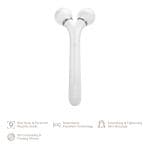 ТоварЕлектронний ультразвуковий ролик для обличчя GESKE Sonic Facial Roller 4в1 white