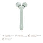 ТоварЕлектронний ультразвуковий ролик для обличчя GESKE Sonic Facial Roller 4в1 green