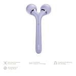 ТоварЕлектронний ультразвуковий ролик для обличчя та тіла GESKE Sonic Facial&Body Roller 4в1 violet