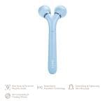 ТоварЕлектронний ультразвуковий ролик для обличчя GESKE Sonic Facial Roller 4в1 aquamarine