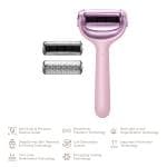 ТоварЕлектронний ролер для обличчя та тіла з мікроголками GESKE MicroNeedle Face&Body Roller 8в1 pink