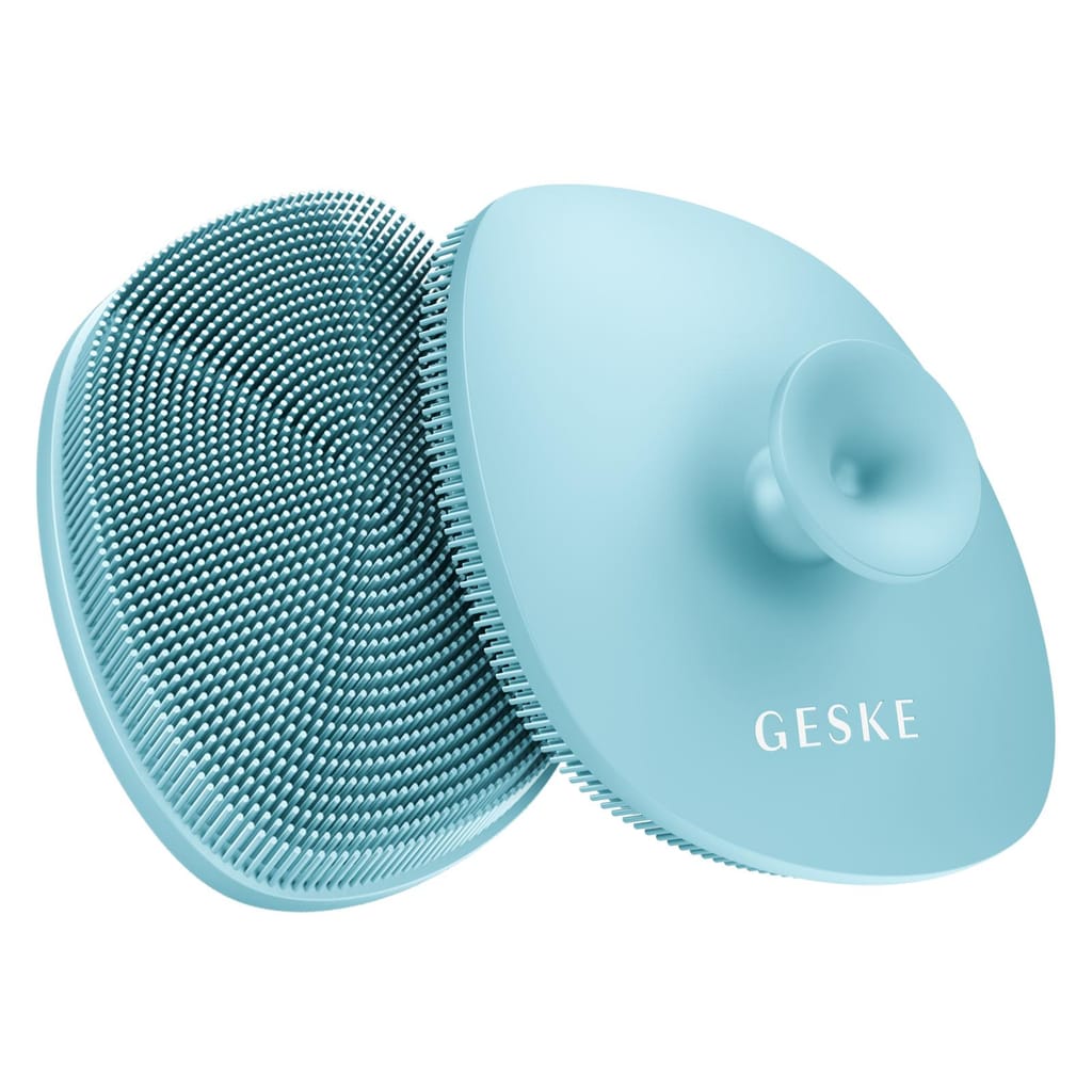 Фото товару: Щітка для обличчя GESKE Facial Brush 4в1 з тримачем turquoise № 5