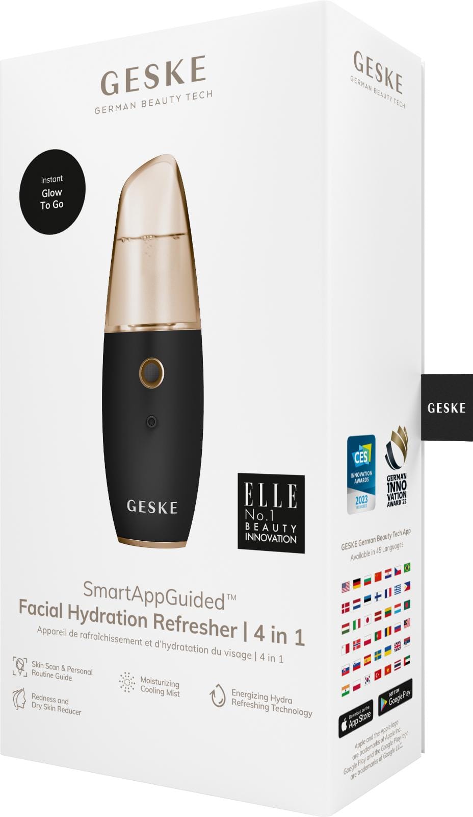 Фото товару: Зволожувач для шкіри обличчя GESKE Facial Hydration Refresher 4 in 1 gray № 7