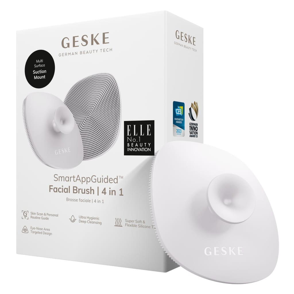 Фото товару: Щітка для обличчя GESKE Facial Brush 4в1 з тримачем starlight № 0