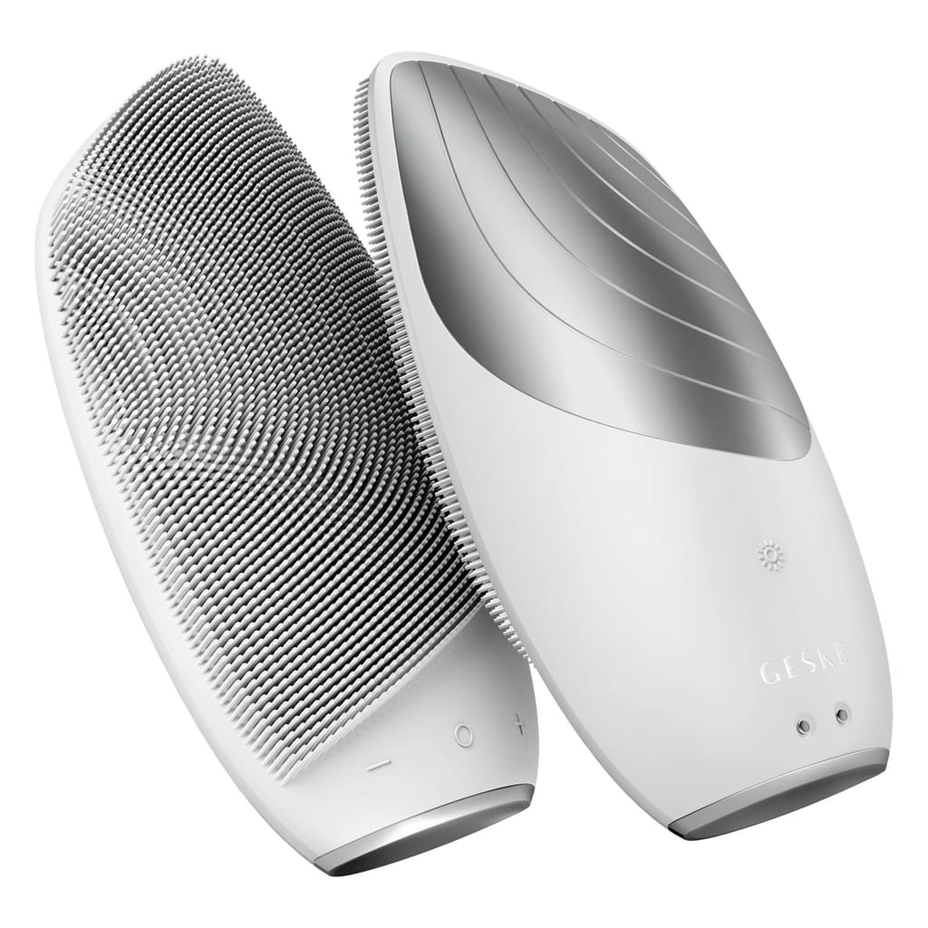 Фото товару: Електронна звукова термо щітка для обличчя GESKE Sonic Thermo Facial Brush 6в1 white № 5