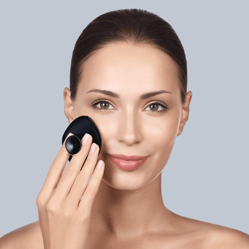 Фото товару: Щітка для обличчя GESKE Facial Brush 4в1 з тримачем black № 3