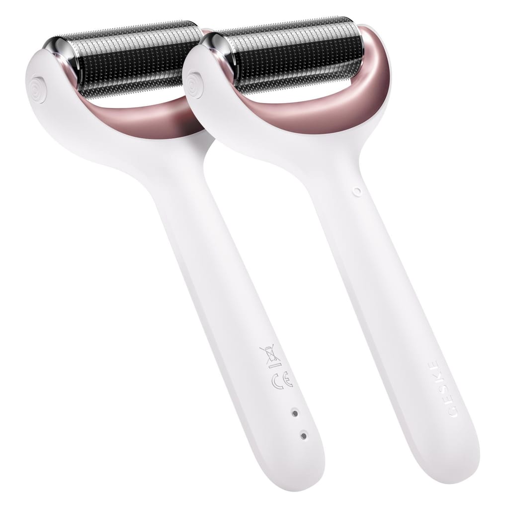 Фото товару: Електронний ролер для обличчя та тіла з мікроголками GESKE MicroNeedle Face&Body Roller 8в1 starlight № 5
