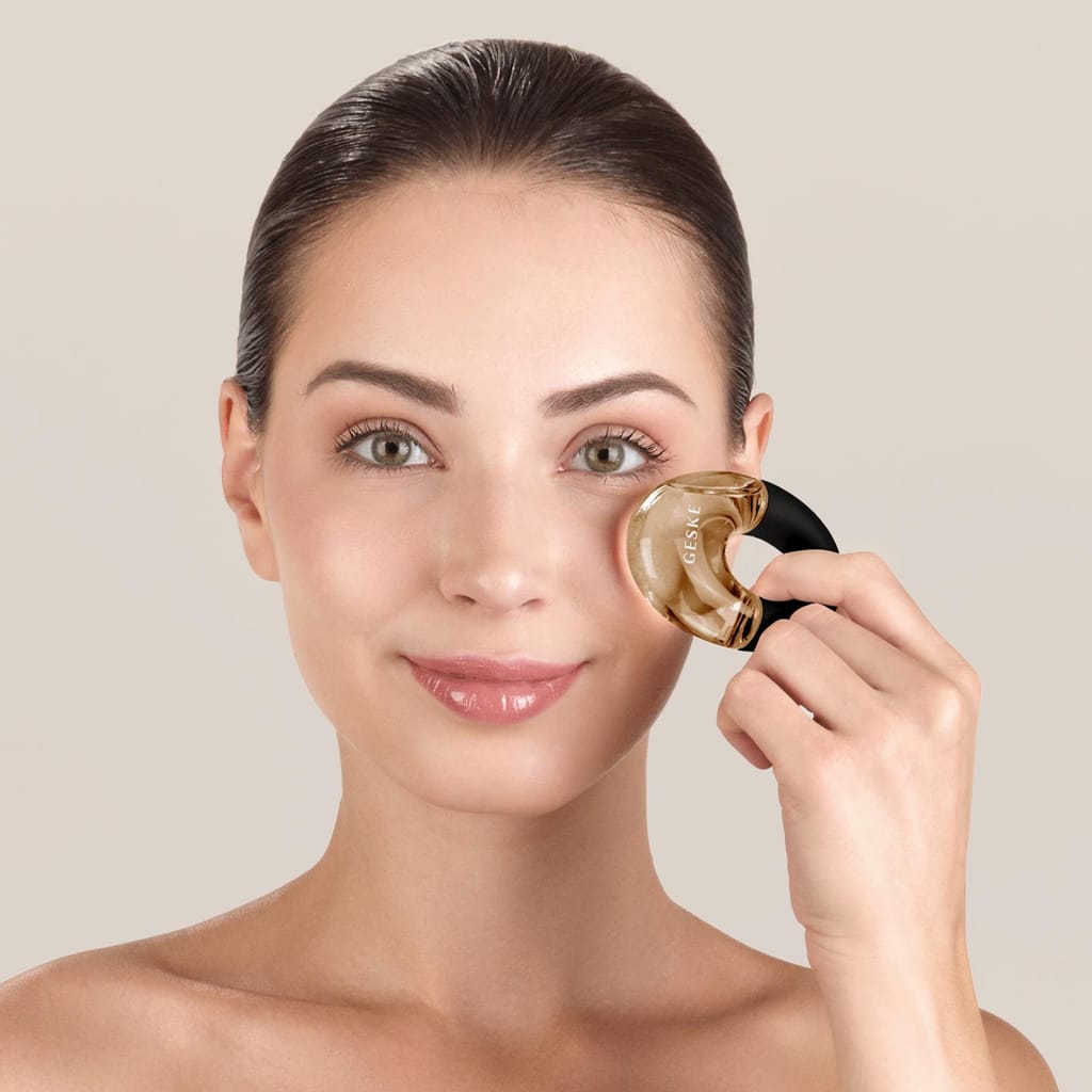 Фото товару: Масажер для очей GESKE Cool&Warm Eye Massager 7в1 gray № 3