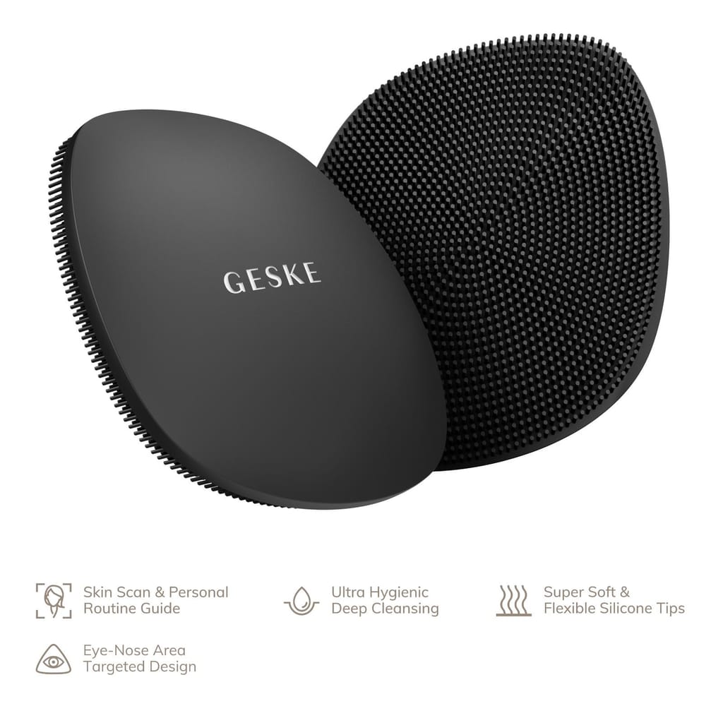 Фото товару: Щітка для обличчя GESKE Facial Brush 4в1 gray № 1