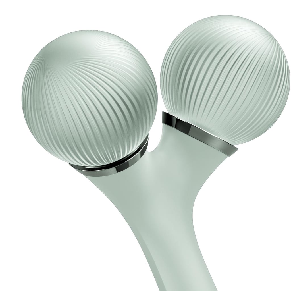 Фото товару: Електронний ультразвуковий ролик для обличчя та тіла GESKE Sonic Facial&Body Roller 4в1 green № 4