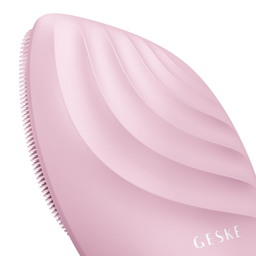 Фото товару: Електронна ультразвукова щітка для обличчя GESKE Sonic Facial Brush 5в1 pink № 4
