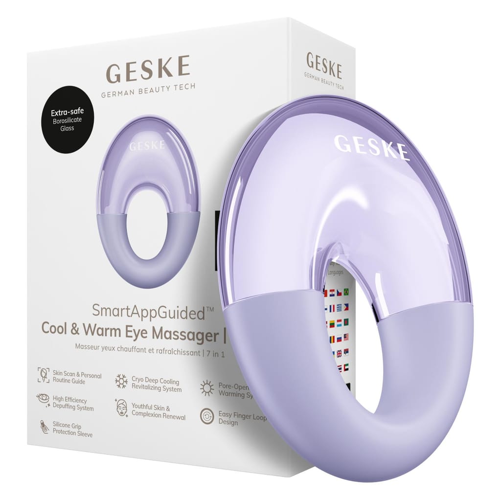 Фото товару: Масажер для очей GESKE Cool&Warm Eye Massager 7в1 purple № 0