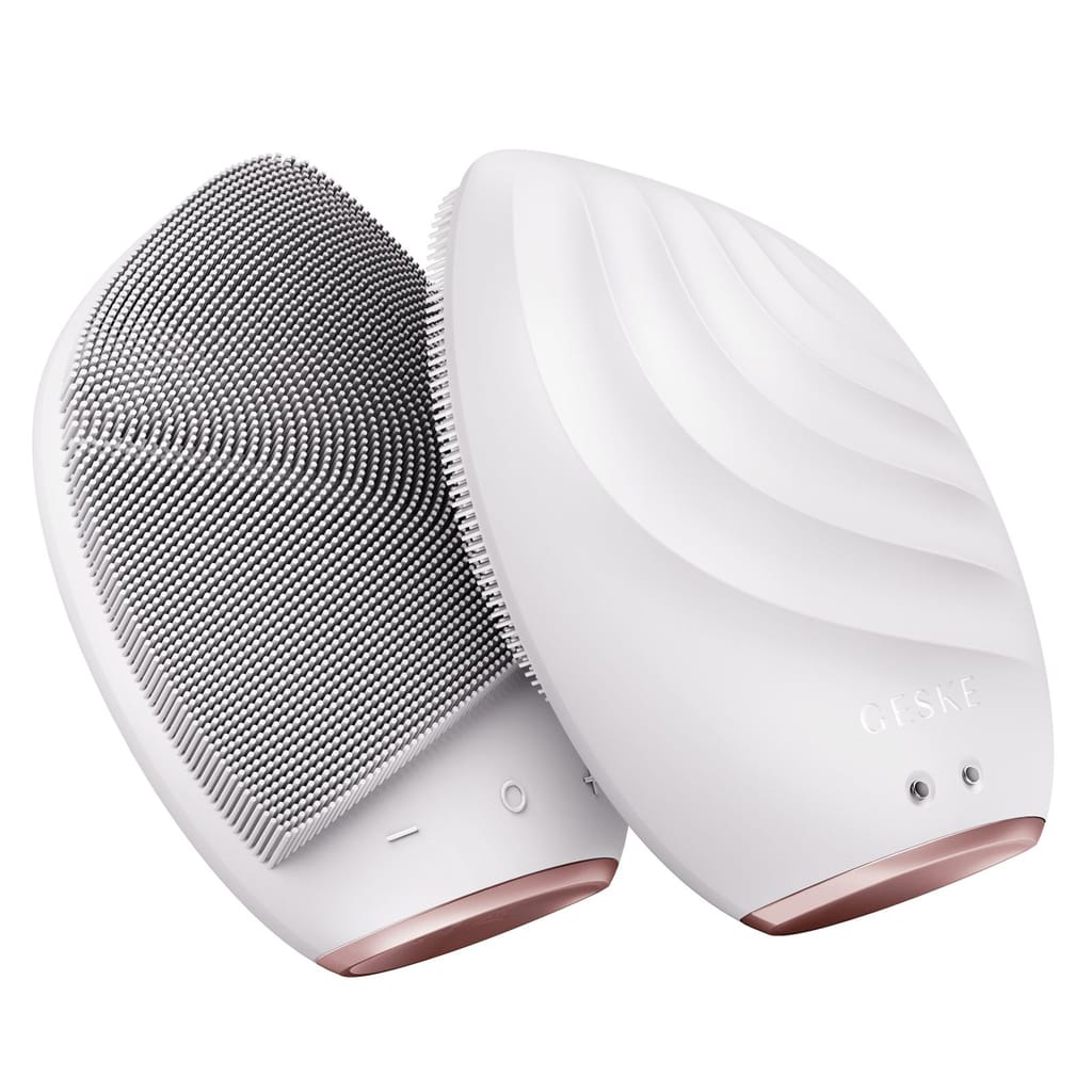 Фото товару: Електронна ультразвукова щітка для обличчя GESKE Sonic Facial Brush 5в1 starlight № 5