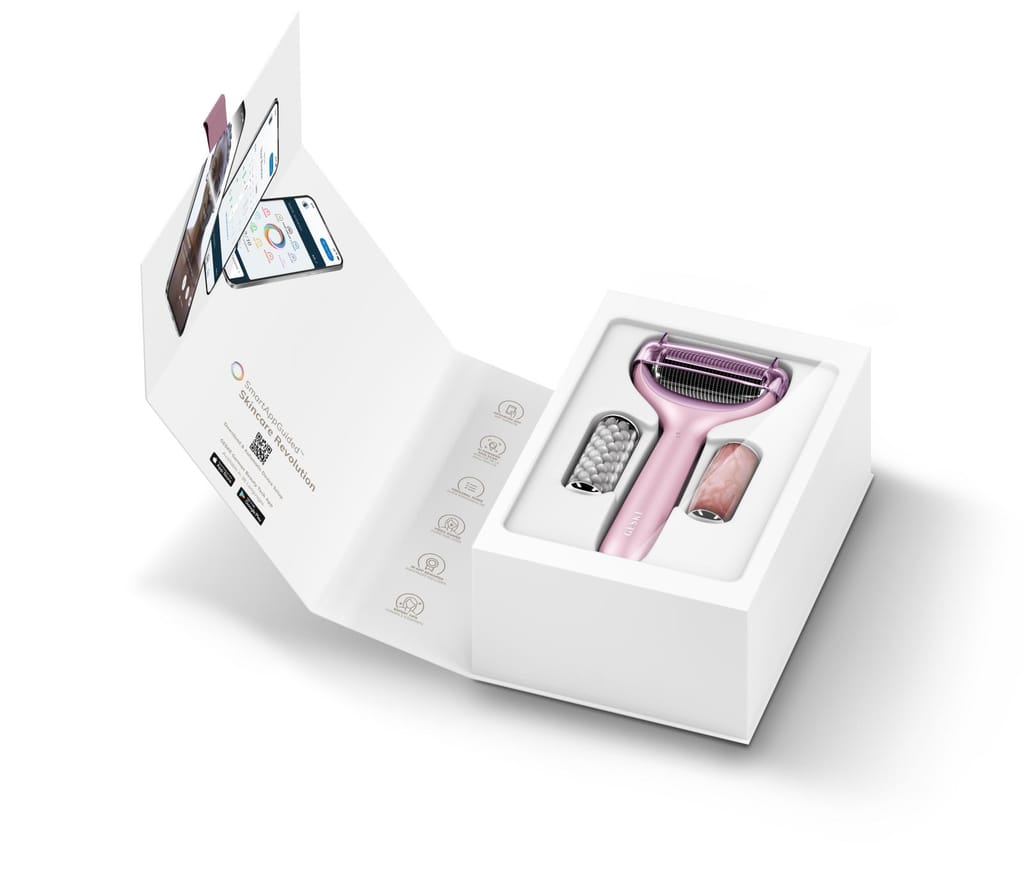 Фото товару: Ролер для голкової мезотерапії обличчя та тіла GESKE MicroNeedle Face&Body Roller 9в1 pink № 8