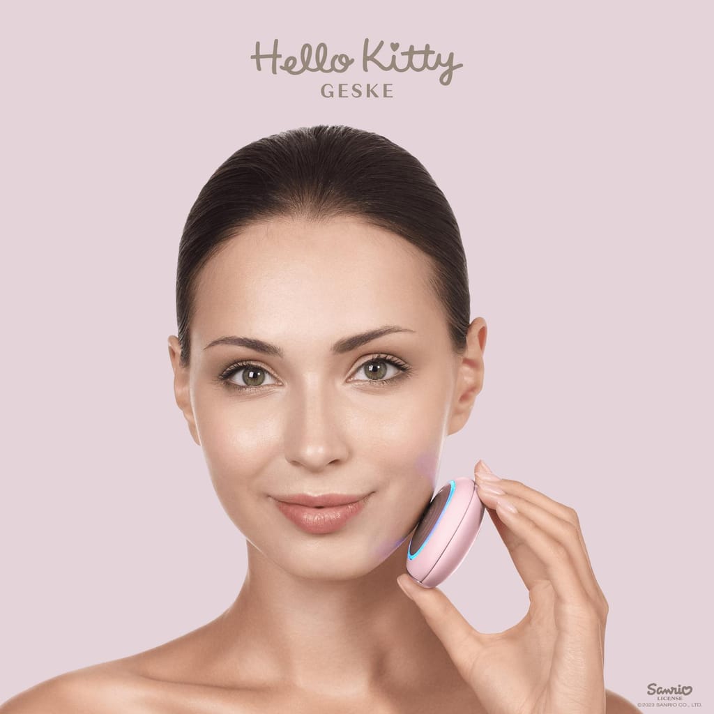 Фото товару: Ультразвукова маска тепло та холод GESKE Sonic Warm&Cool Mask 8в1 by Hello Kitty pink № 3