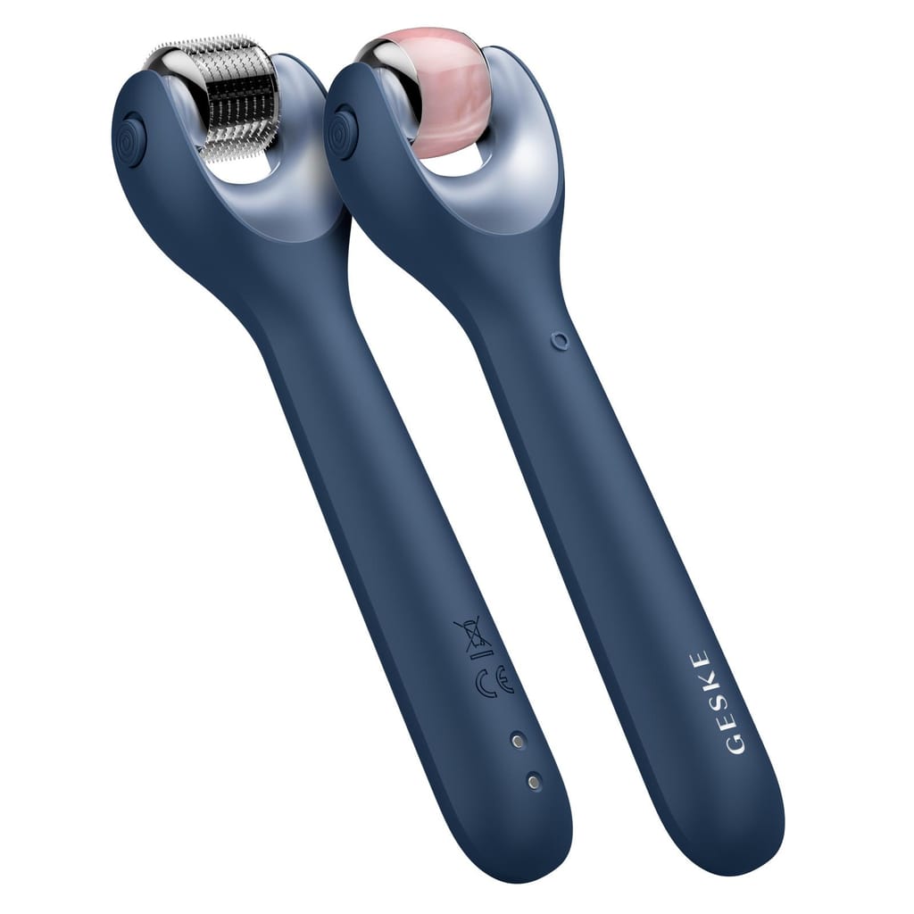 Фото товару: Електронний ролер для обличчя з мікроголками GESKE MicroNeedle Face Roller 9в1 midnight № 5