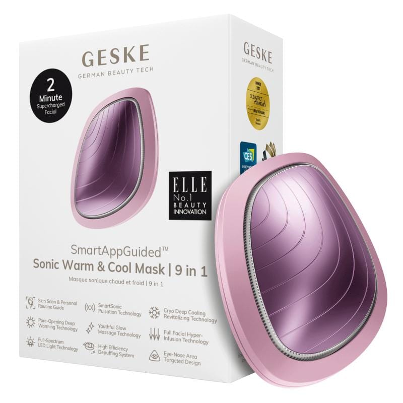 Фото товару: Ультразвукова маска тепло та холод GESKE Sonic Warm&Cool Mask 9в1 pink № 0