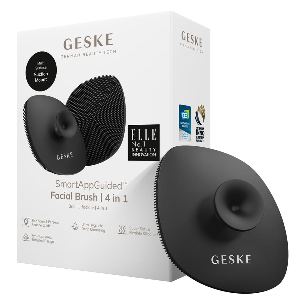 Фото товару: Щітка для обличчя GESKE Facial Brush 4в1 з тримачем gray № 0