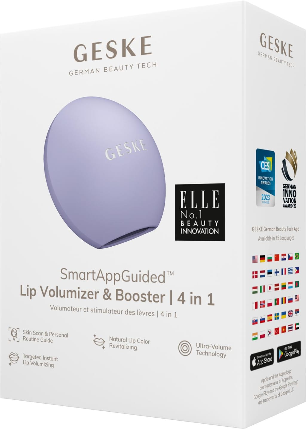 Фото товару: Пристрій для збільшення обʼєму губ GESKE Lip Volumizer&Booster 4в1 Small purple № 7