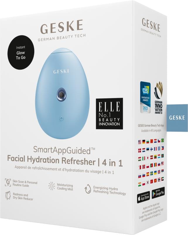 Фото товару: Електронний освіжувач для зволоження обличчя GESKE Facial Hydration Refresher 4в1 aquamarine № 7