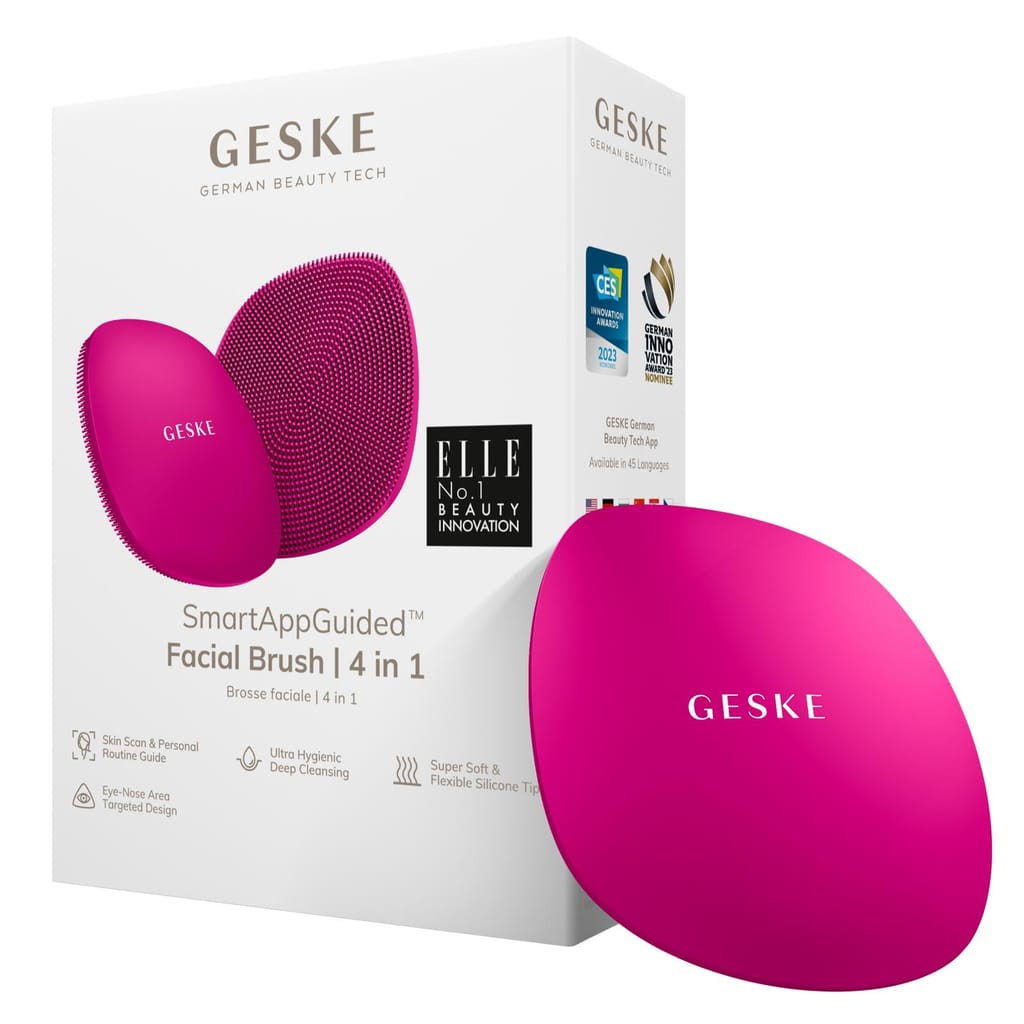 Фото товару: Щітка для обличчя GESKE Facial Brush 4в1 magenta № 0