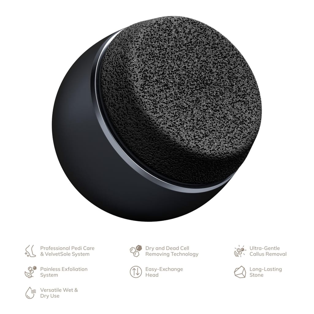 Фото товару: Набор для ухода за стопами GESKE Pumice Stone Callus Remover 7в1 black № 1