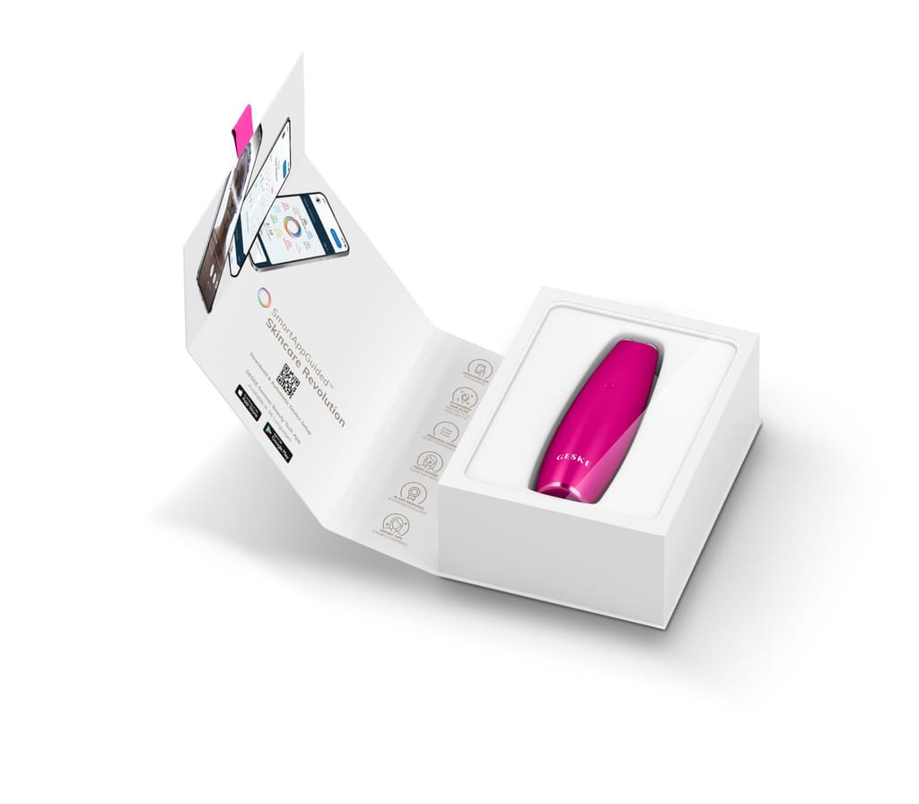 Фото товару: Мікрострумова ручка для підтяжки обличчя GESKE MicroCurrent Face-Lift Pen 6в1 magenta № 8