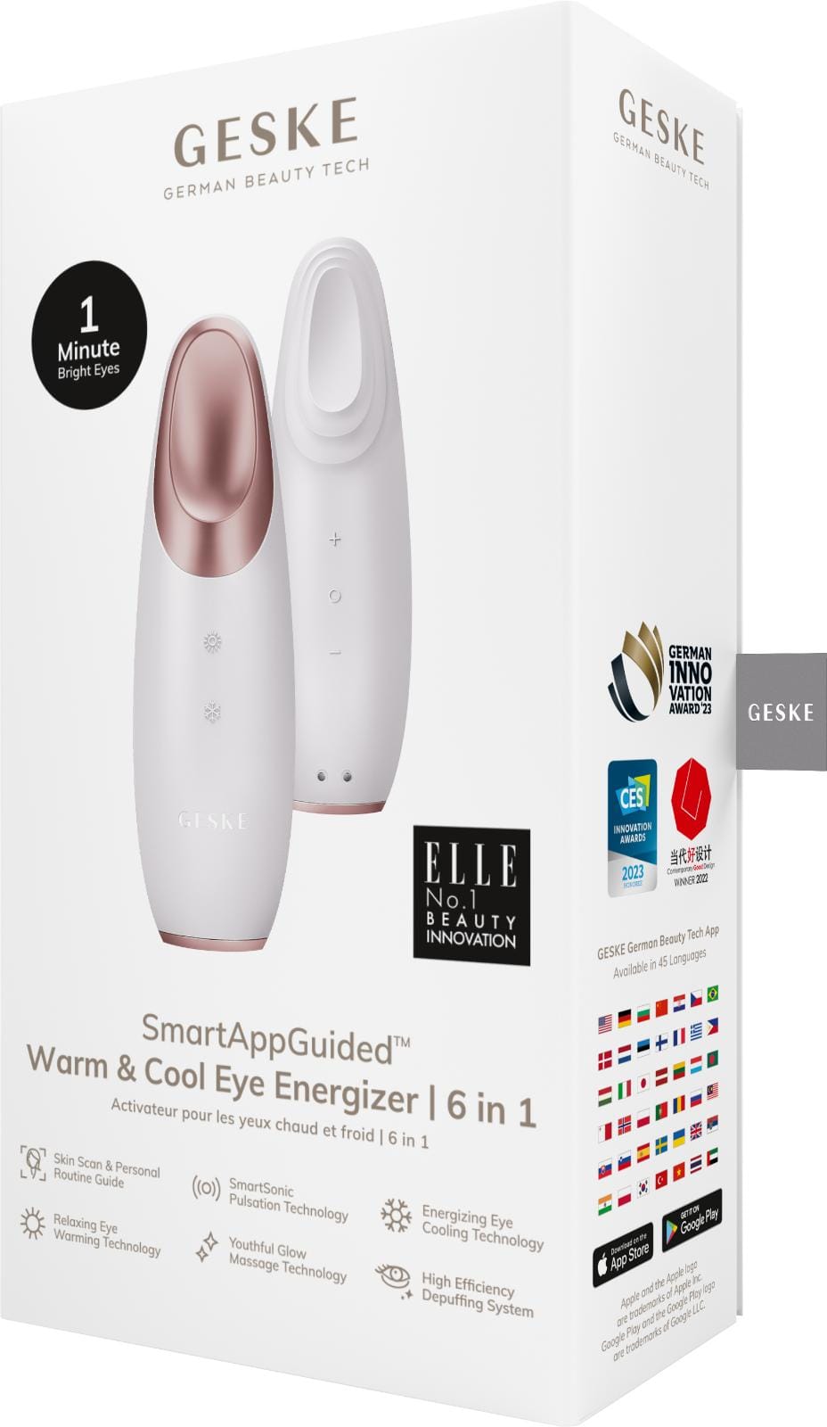 Фото товару: Енерджайзер для очей GESKE Warm&Cool Eye Energizer 6в1 starlight № 7