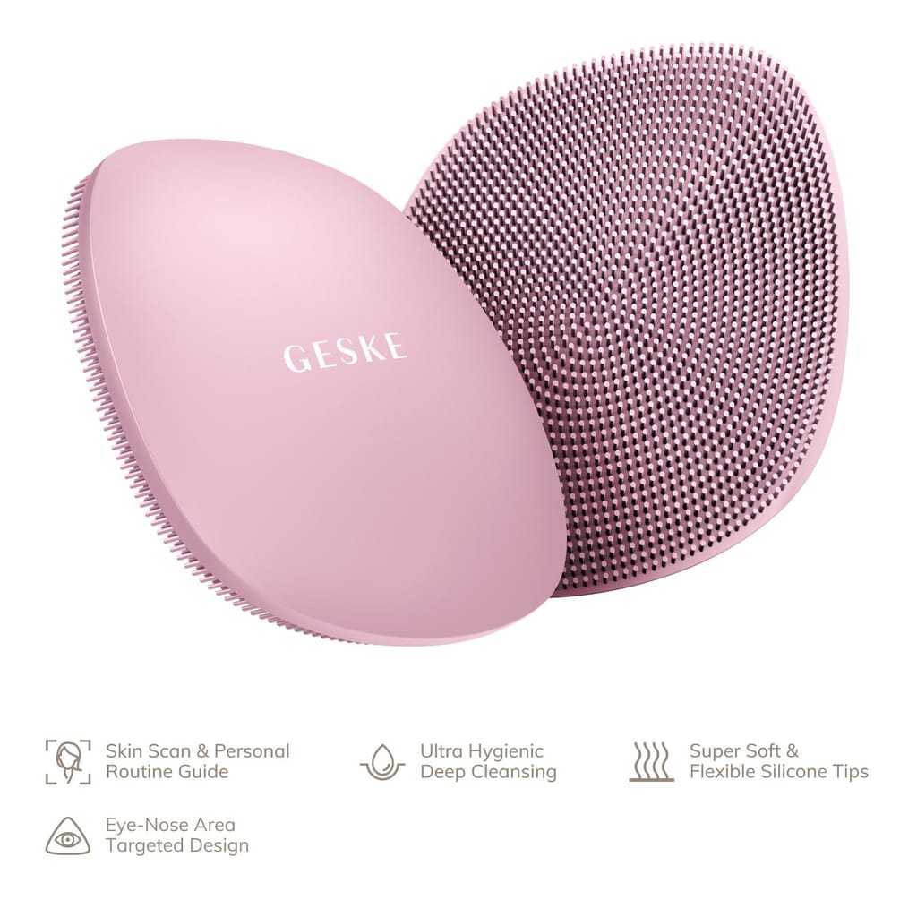 Фото товару: Щітка для обличчя GESKE Facial Brush 4в1 pink № 1