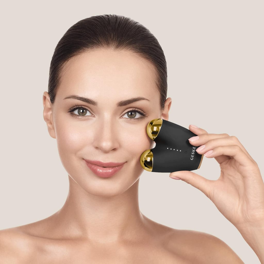 Фото товару: Мікрострумовий підтягувач обличчя GESKE MicroCurrent Face-Lifter 6в1 gray № 3