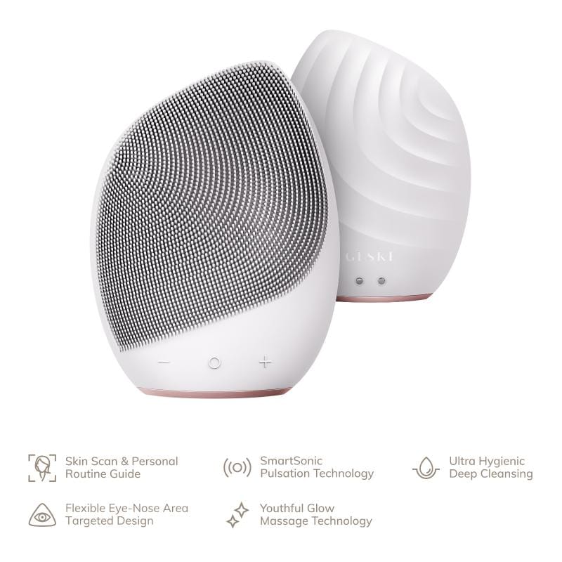 Фото товару: Електронна ультразвукова щітка для обличчя GESKE Sonic Facial Brush 5в1 starlight № 1
