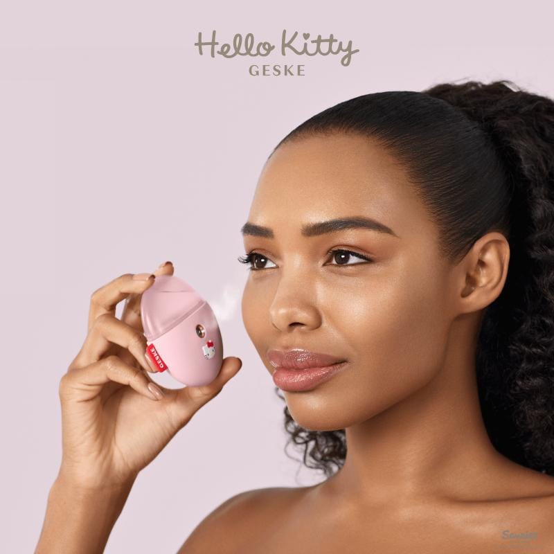 Фото товару: Електронний освіжувач для зволоження обличчя GESKE Facial Hydration Refresher 4в1 by Hello Kitty pink № 3