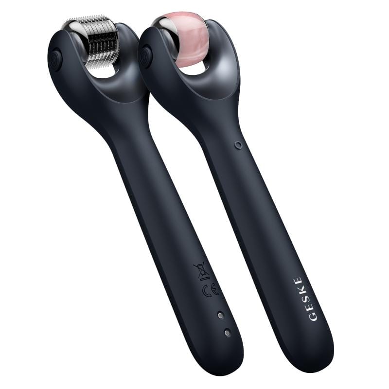 Фото товару: Електронний ролер для обличчя з мікроголками GESKE MicroNeedle Face Roller 9в1 black № 5