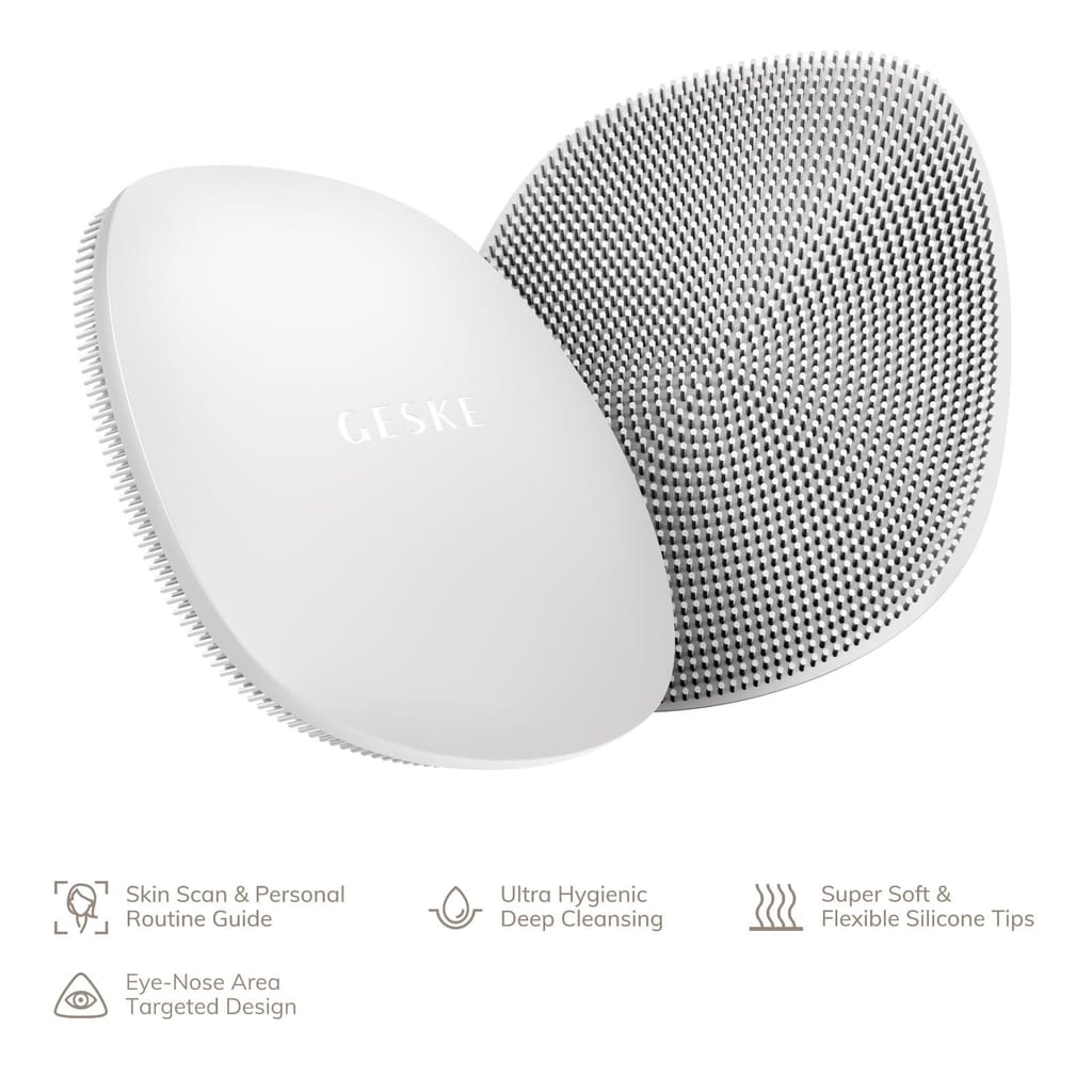 Фото товару: Щітка для обличчя GESKE Facial Brush 4в1 white № 1