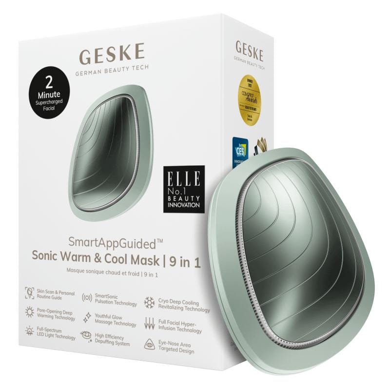 Фото товару: Ультразвукова маска тепло та холод GESKE Sonic Warm&Cool Mask 9в1 green № 0
