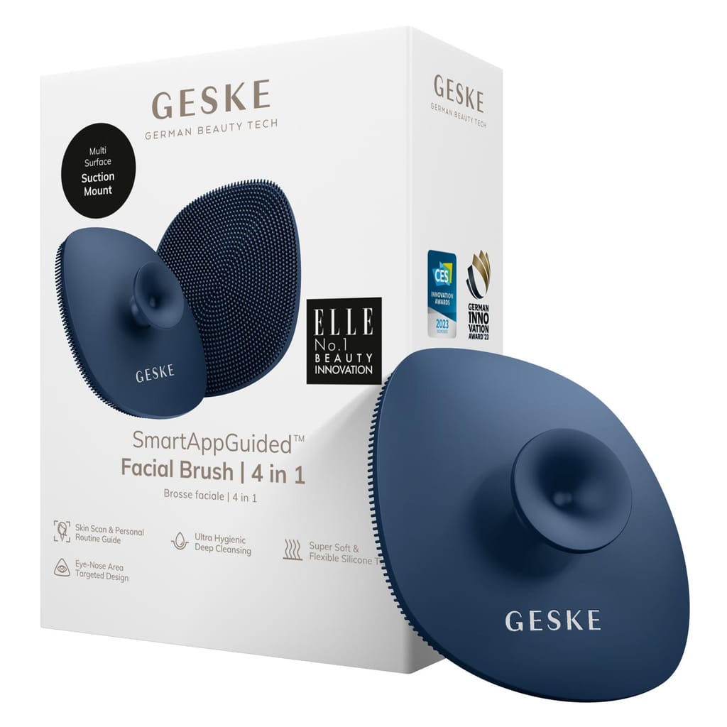 Фото товару: Щітка для обличчя GESKE Facial Brush 4в1 з тримачем midnight № 0