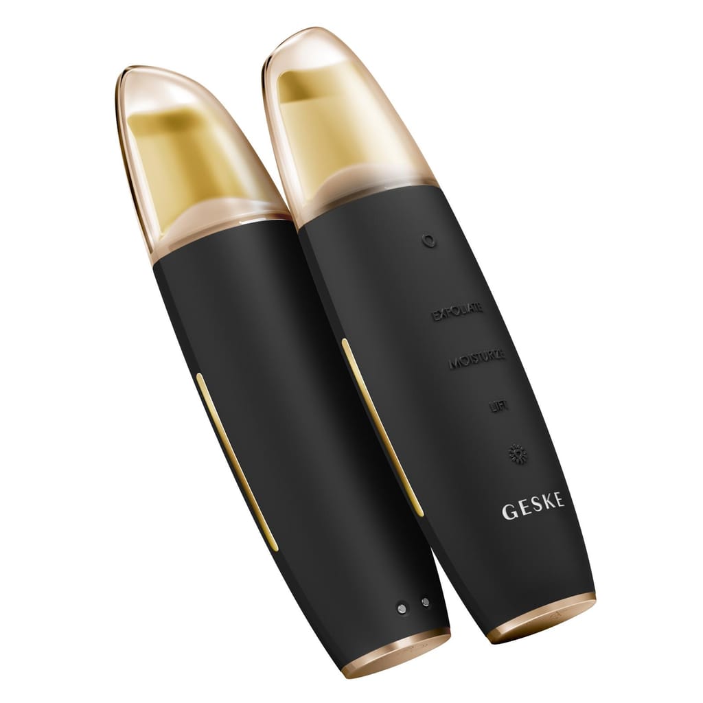 Фото товару: Мікрострумовий скрабер для шкіри та усунення чорних точок GESKE MicroCurrent Skin Scrubber&Blackhead Remover 9в1 gray № 5