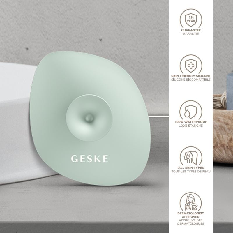 Фото товару: Щітка для обличчя GESKE Facial Brush 4в1 з тримачем green № 2